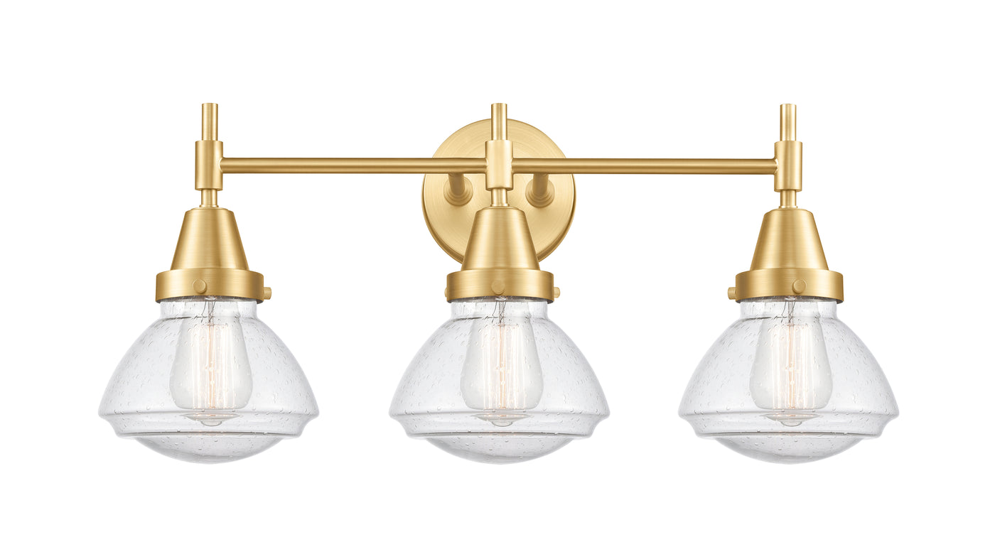Caden Bath Vanity Light Glass Steel