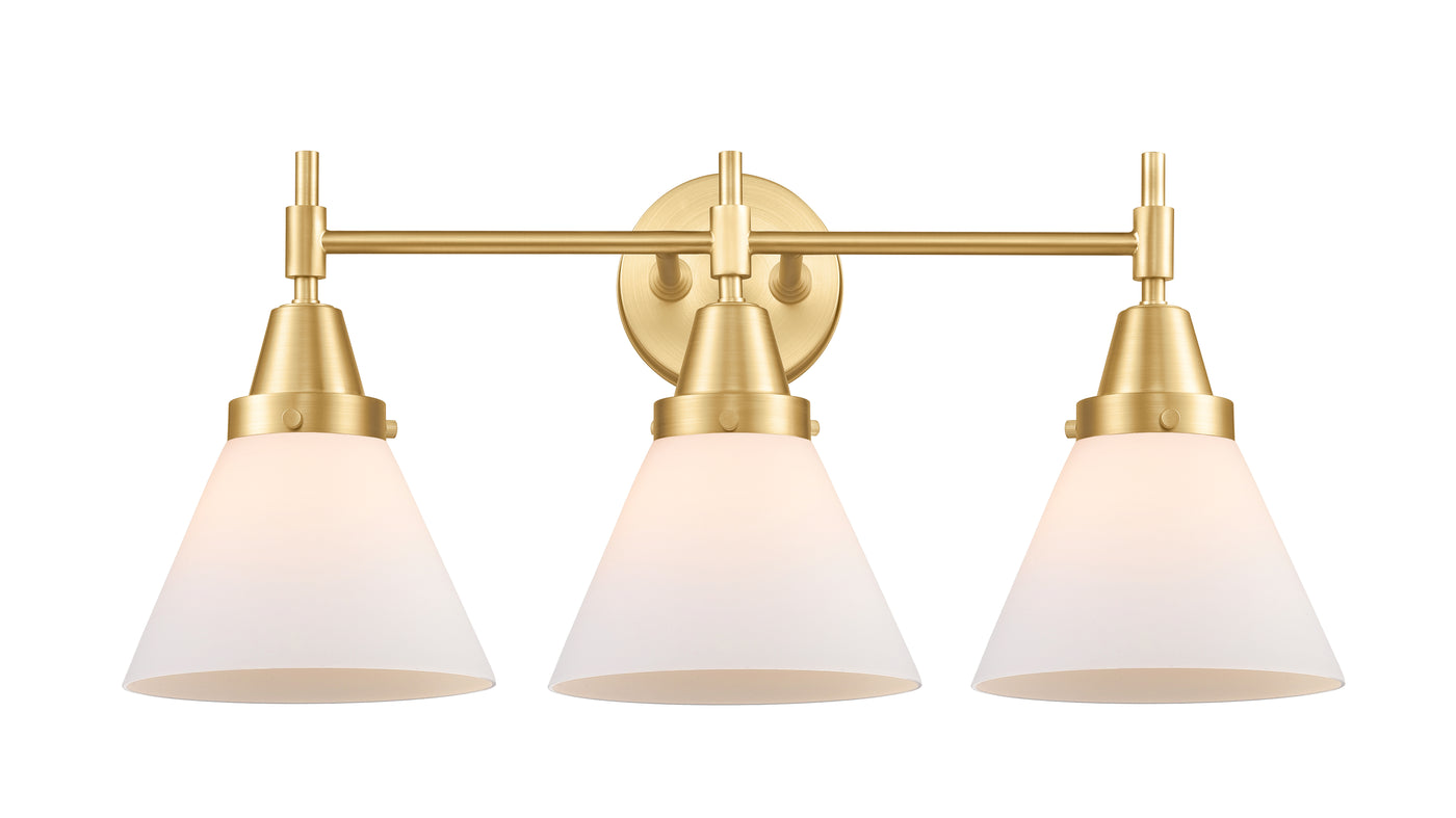 Caden Bath Vanity Light Glass Steel 25.75 Inch