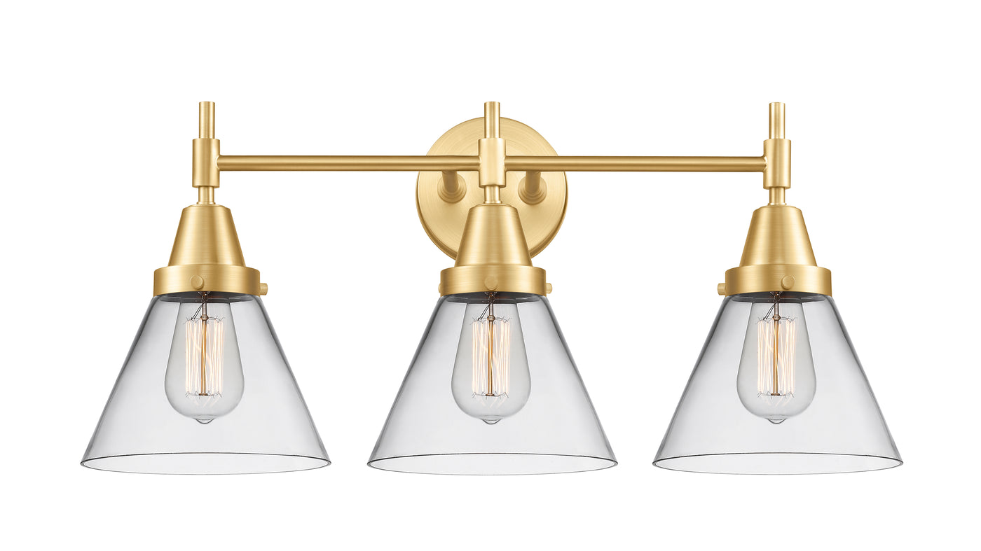 Caden Bath Vanity Light Glass Steel