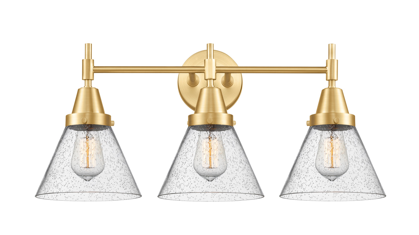 Caden Bath Vanity Light Glass Steel