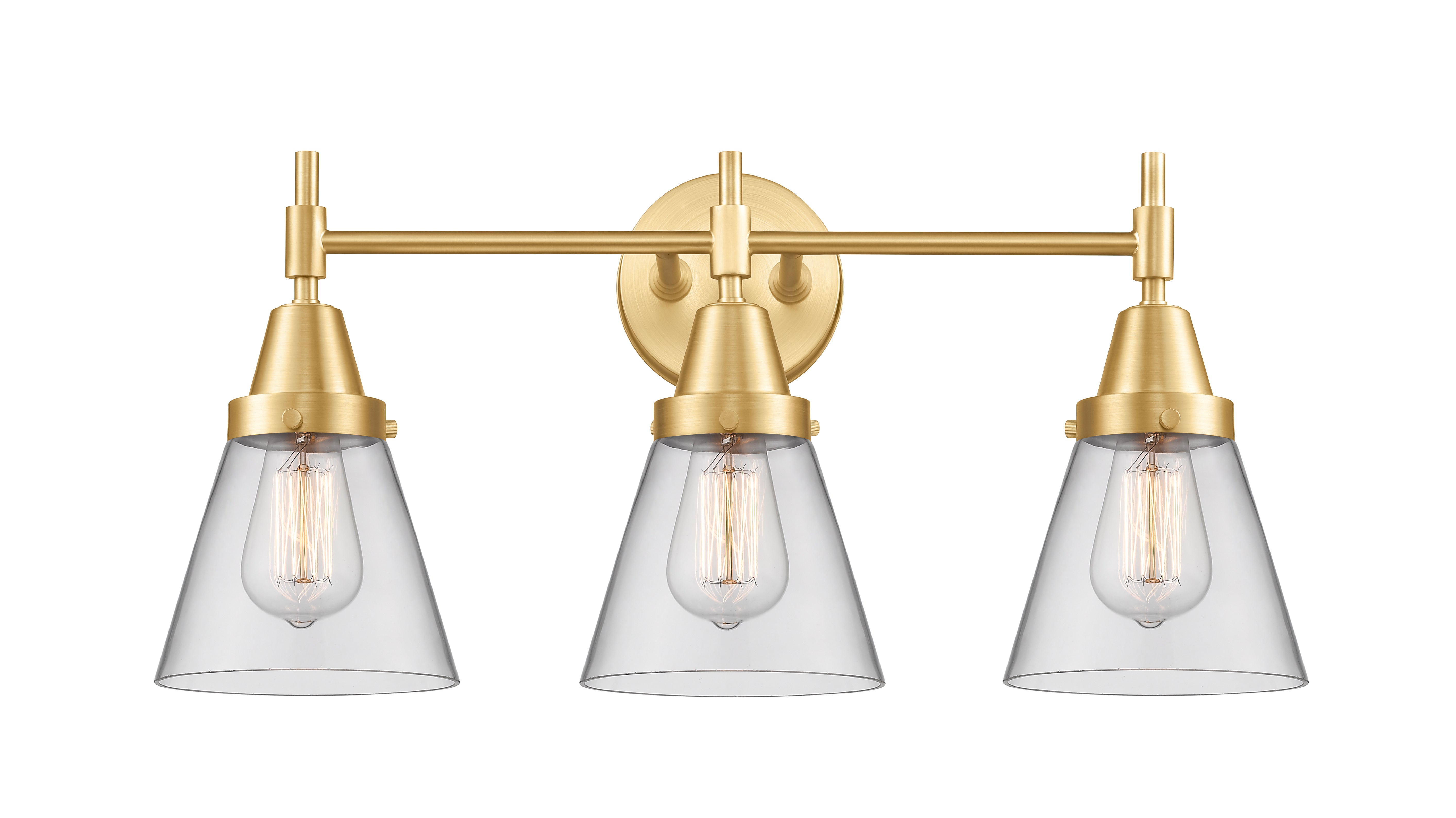 Caden Bath Vanity Light Glass Steel