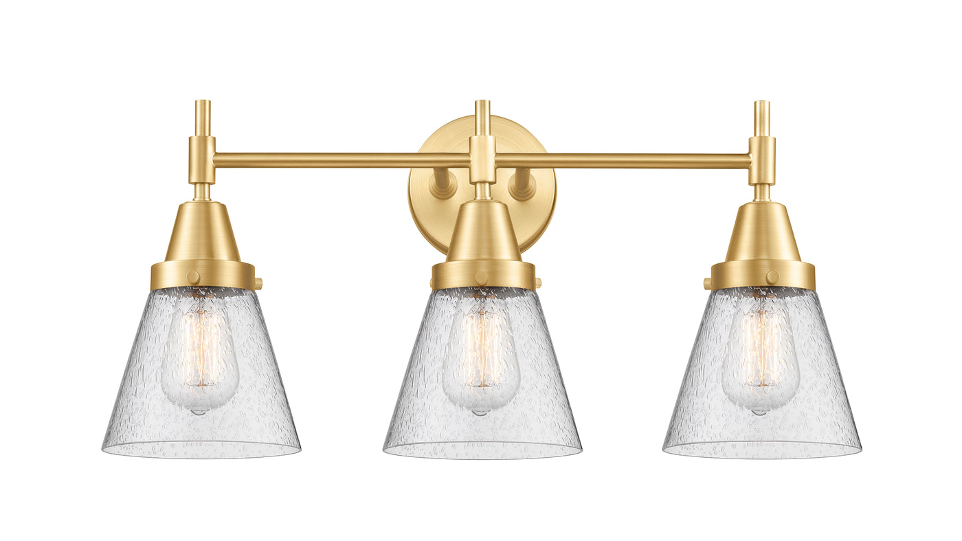 Caden Bath Vanity Light Steel Glass