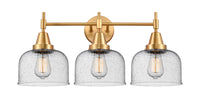 Caden Bath Vanity Light Glass Steel 11 Inch