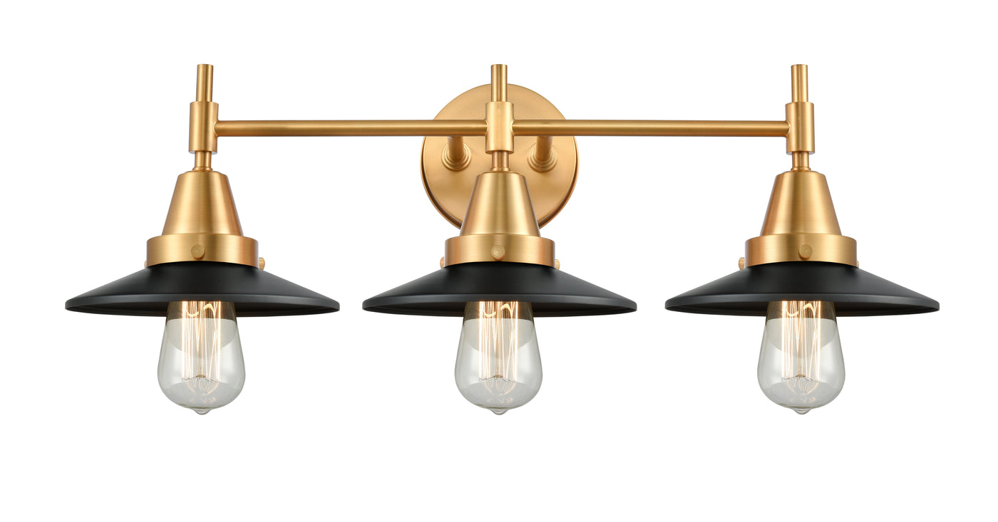 Caden Retro, Industrial Railroad Bath Vanity Light