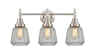 Caden Bath Vanity Light Glass Steel 12 Inch