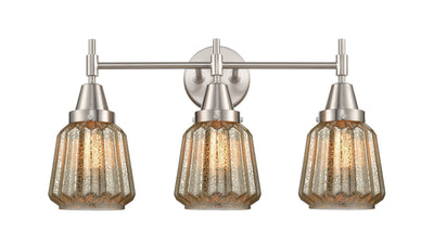Caden Bath Vanity Light Glass Steel 12 Inch