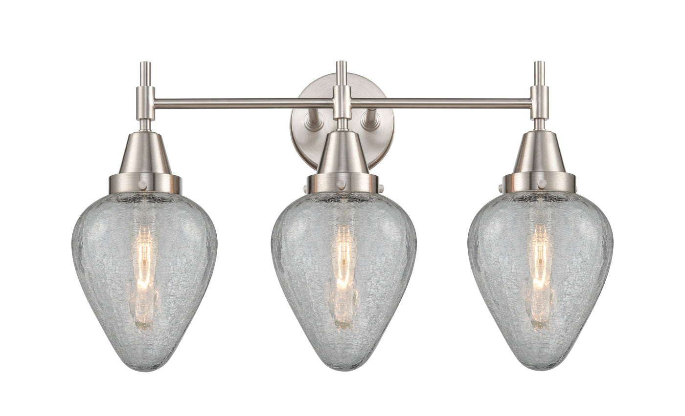 Caden Bath Vanity Light Steel Glass 24.25