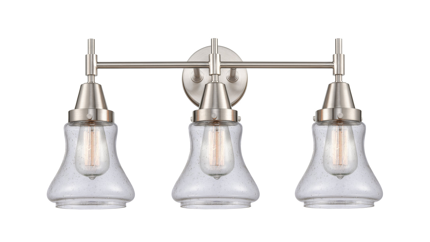 Caden Bath Vanity Light Steel Glass 24 Inch