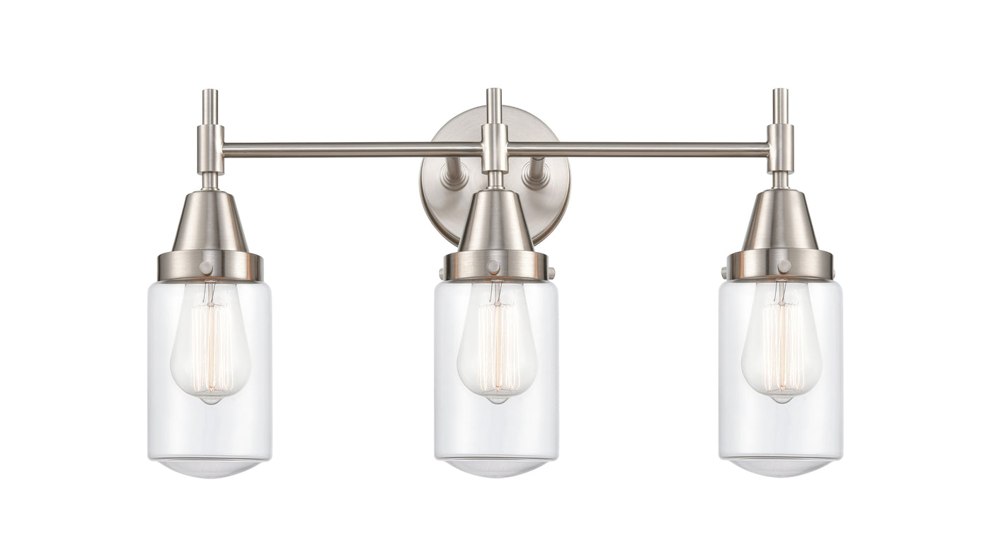 Caden Bath Vanity Light Glass Steel