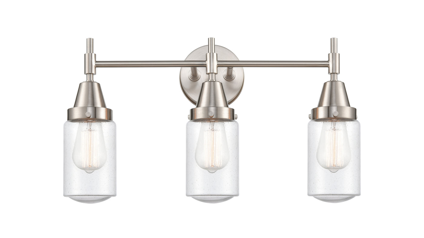 Caden Bath Vanity Light Glass Steel