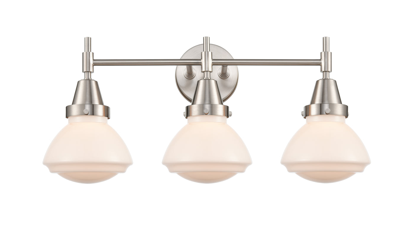 Caden Bath Vanity Light Glass Steel
