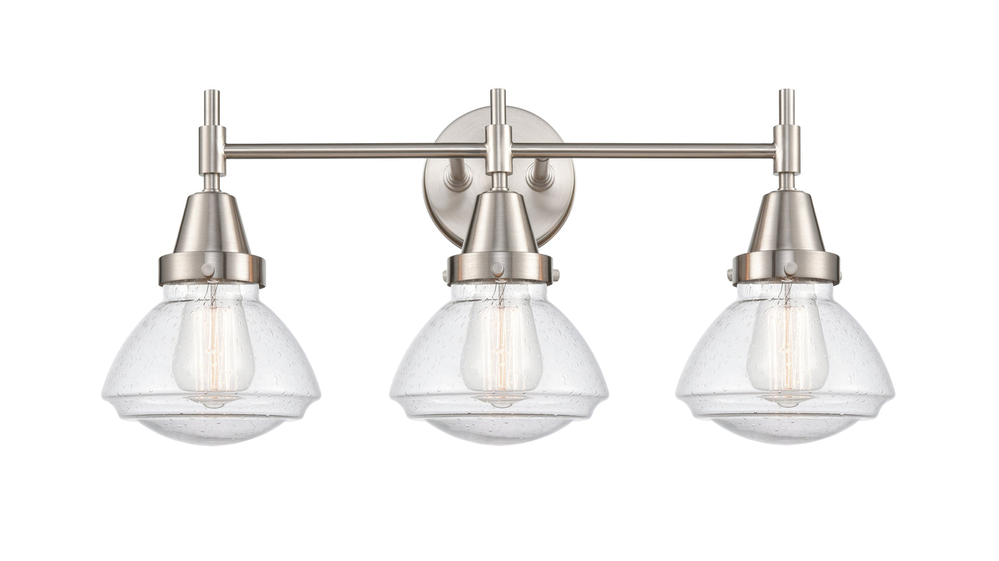 Caden Bath Vanity Light Glass Steel