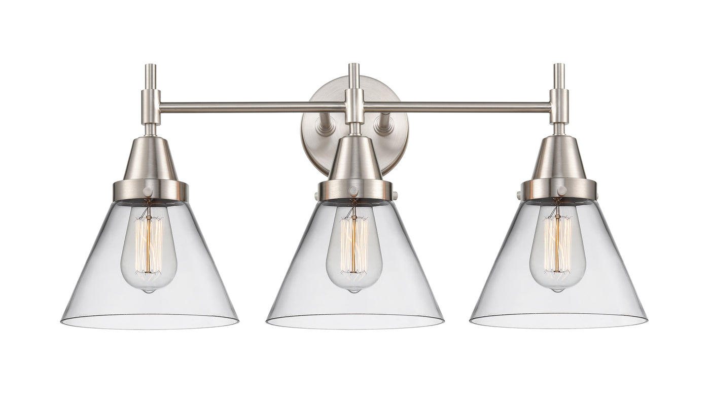 Caden Bath Vanity Light Glass Steel 25.75 Inch