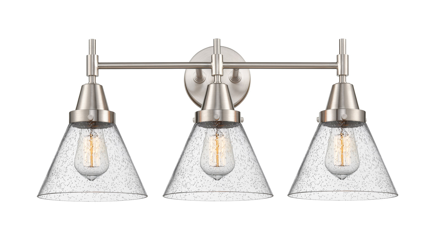 Caden Bath Vanity Light Glass Steel
