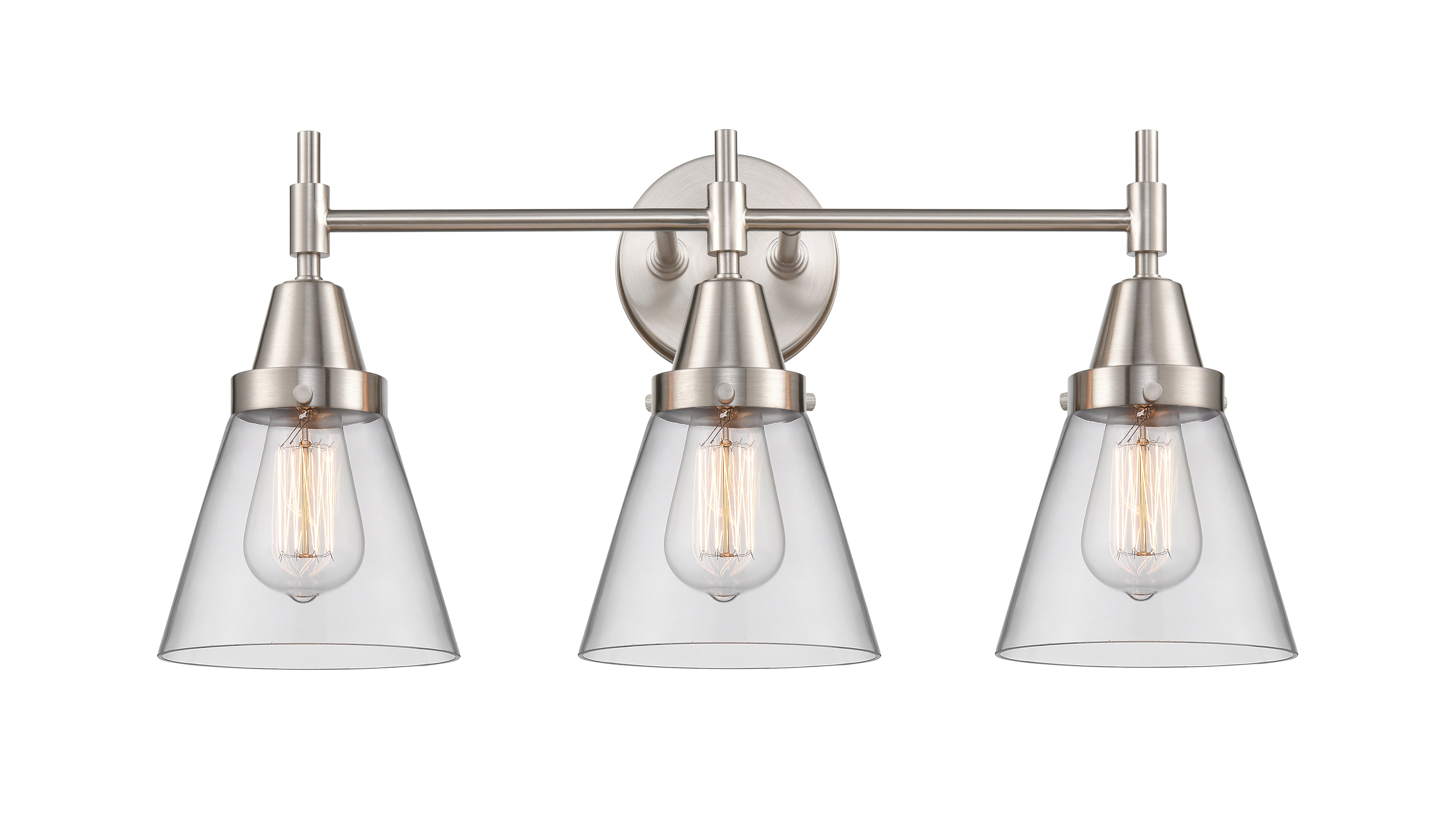 Caden Bath Vanity Light Steel Glass