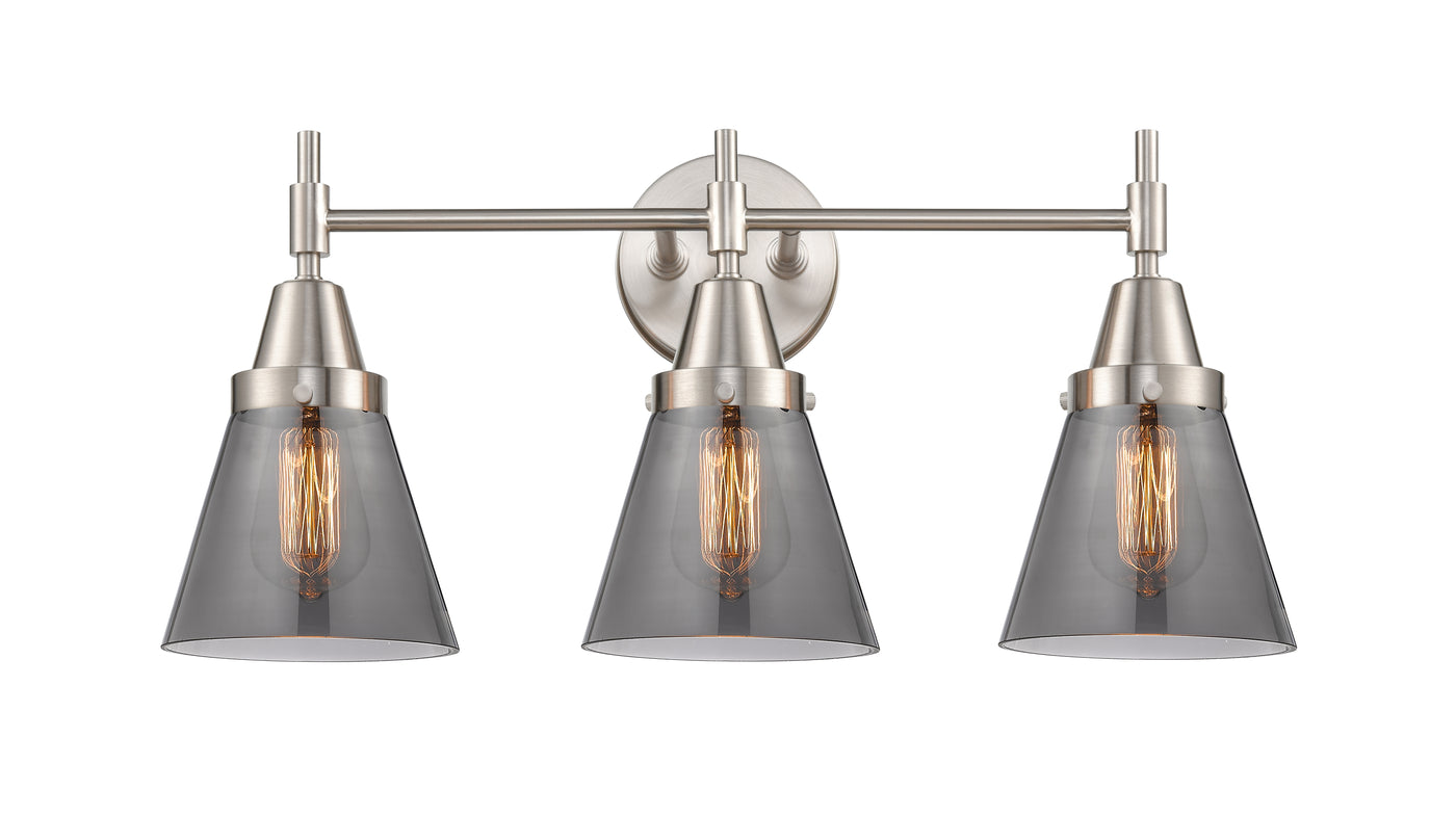 Caden Bath Vanity Light Steel Glass