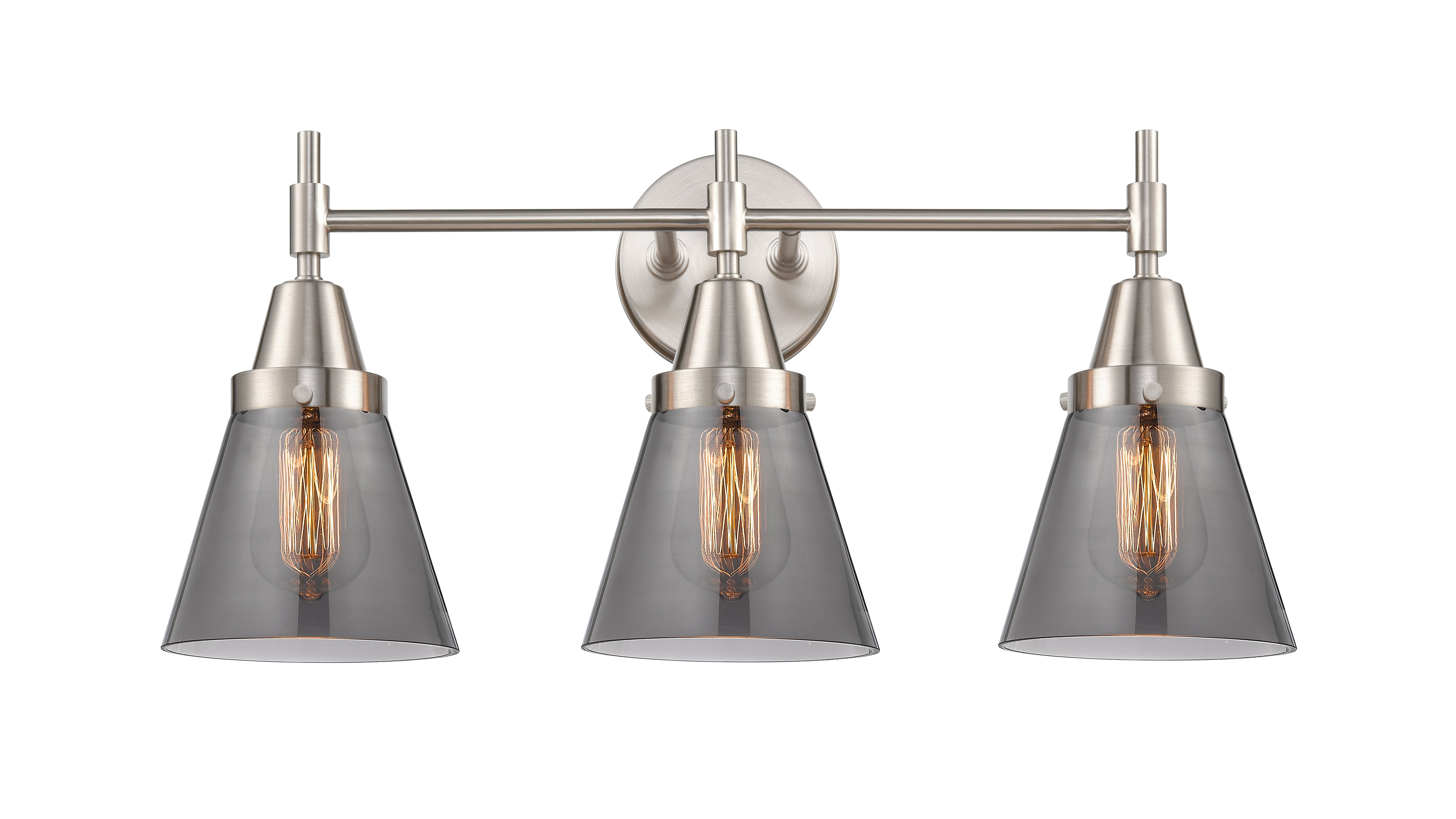 Caden Bath Vanity Light Steel Glass