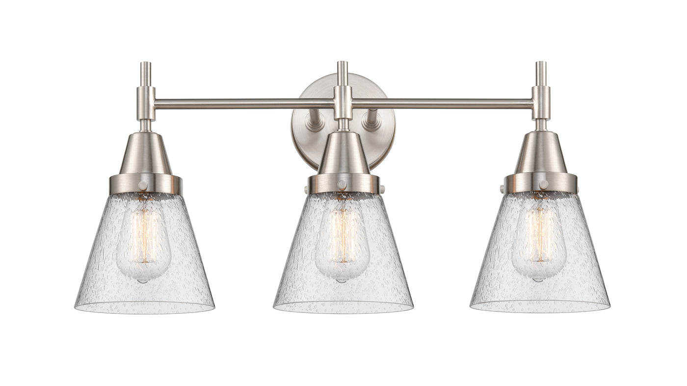 Caden Bath Vanity Light Steel Glass