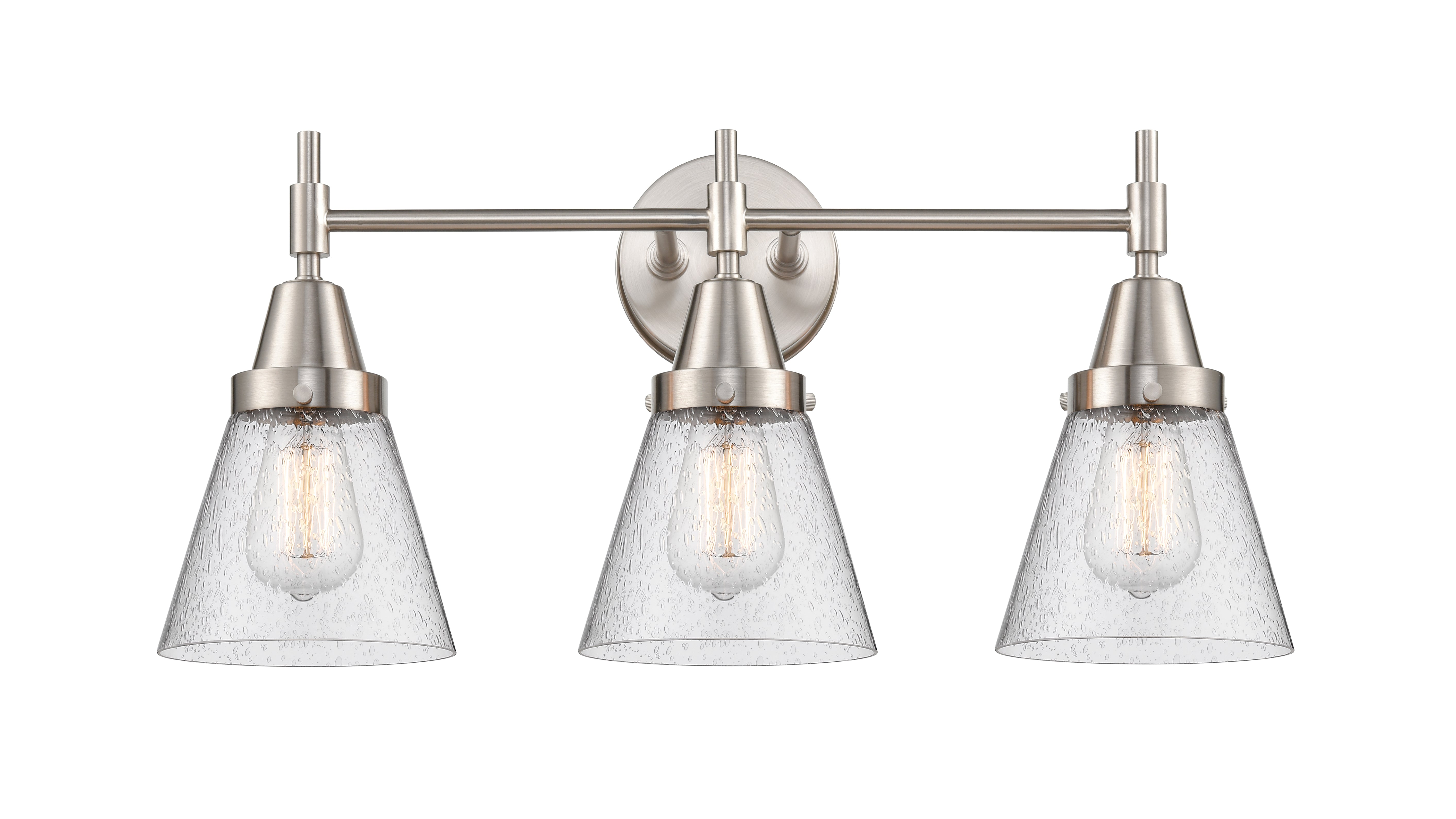 Caden Bath Vanity Light Glass Steel