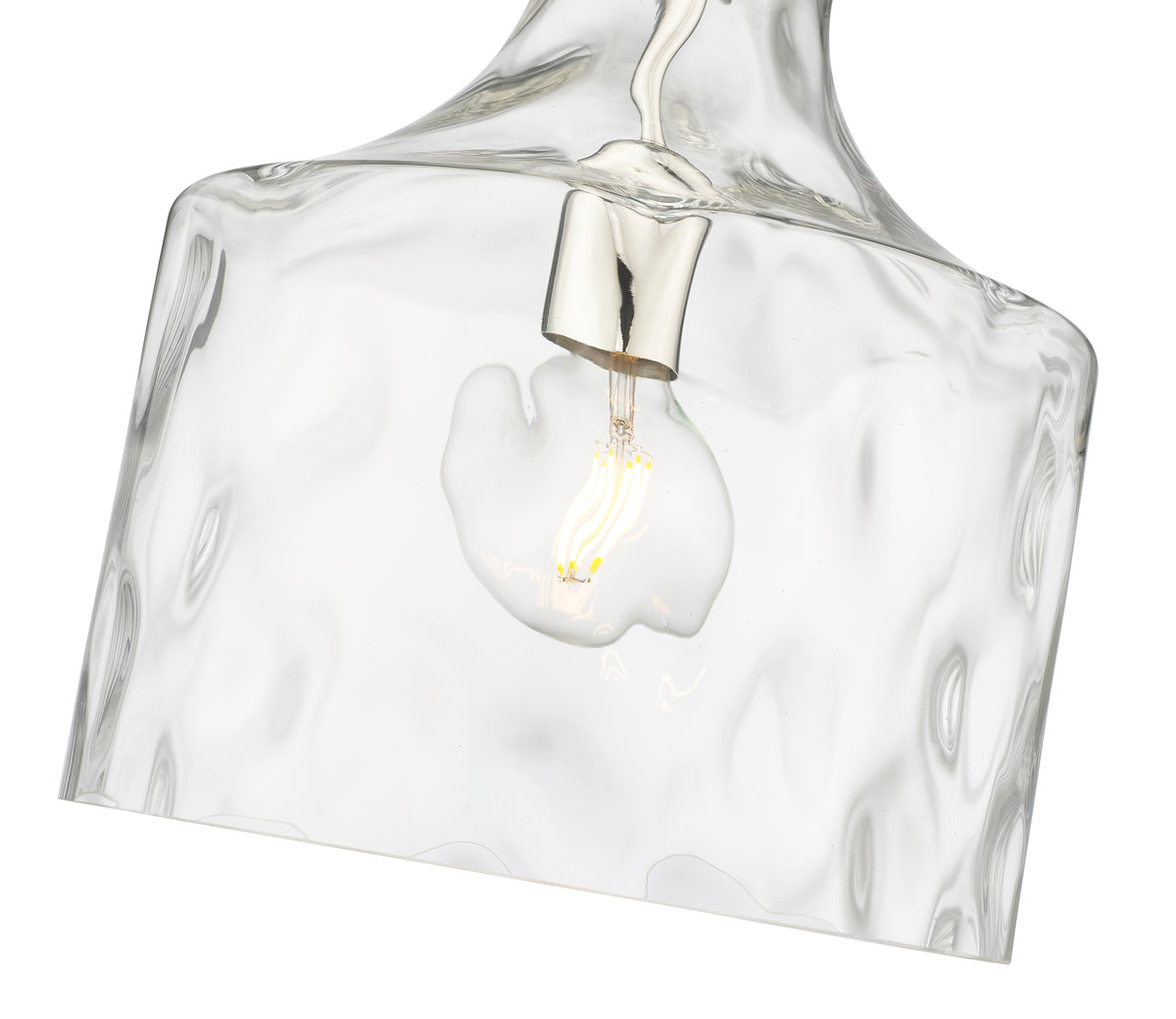 13'' Santorini Polished Nickel 1 Light Pendant