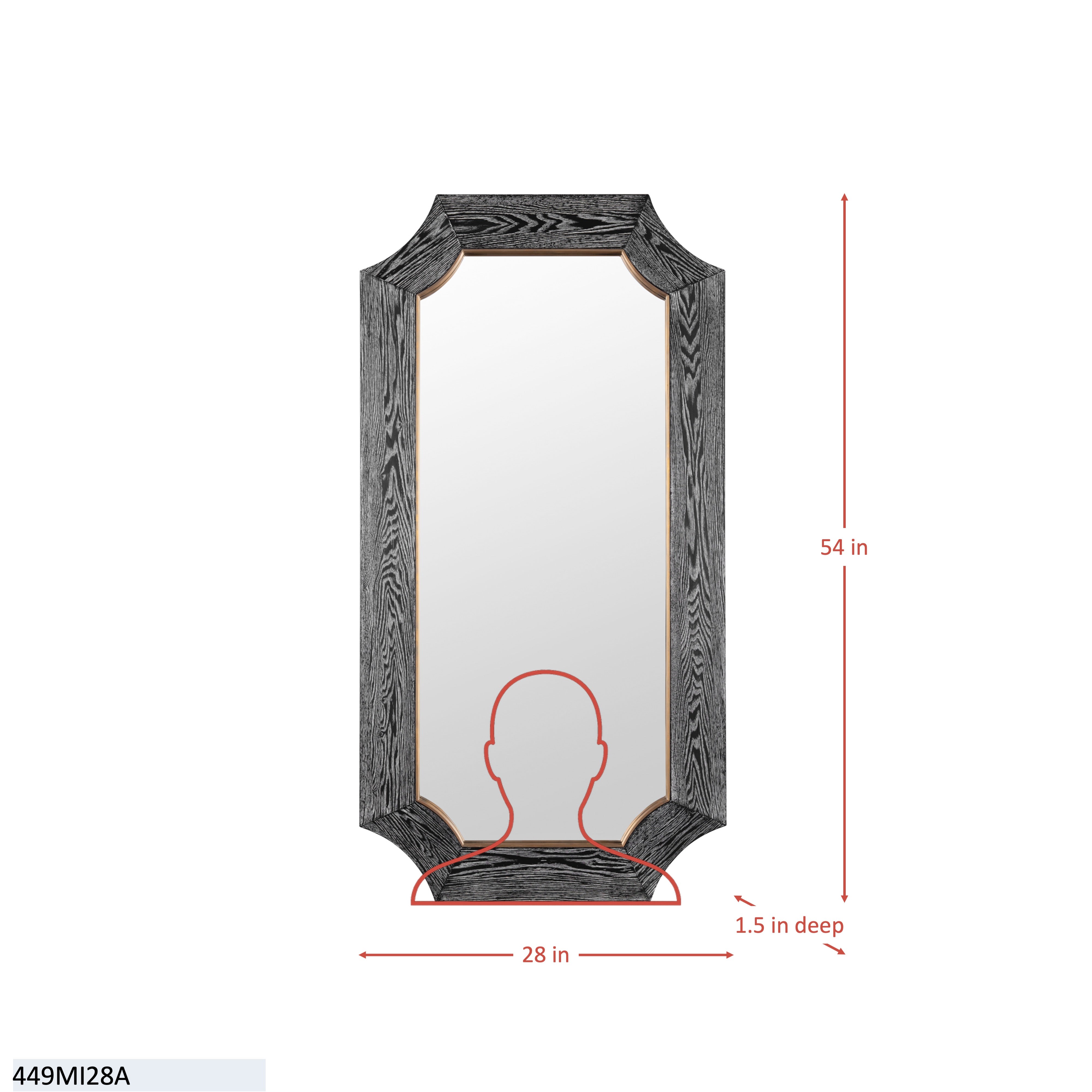 Farra 28x54 Wall Mirror
