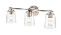 24.5''  Brushed Nickel 3 Light Bath Vanity
