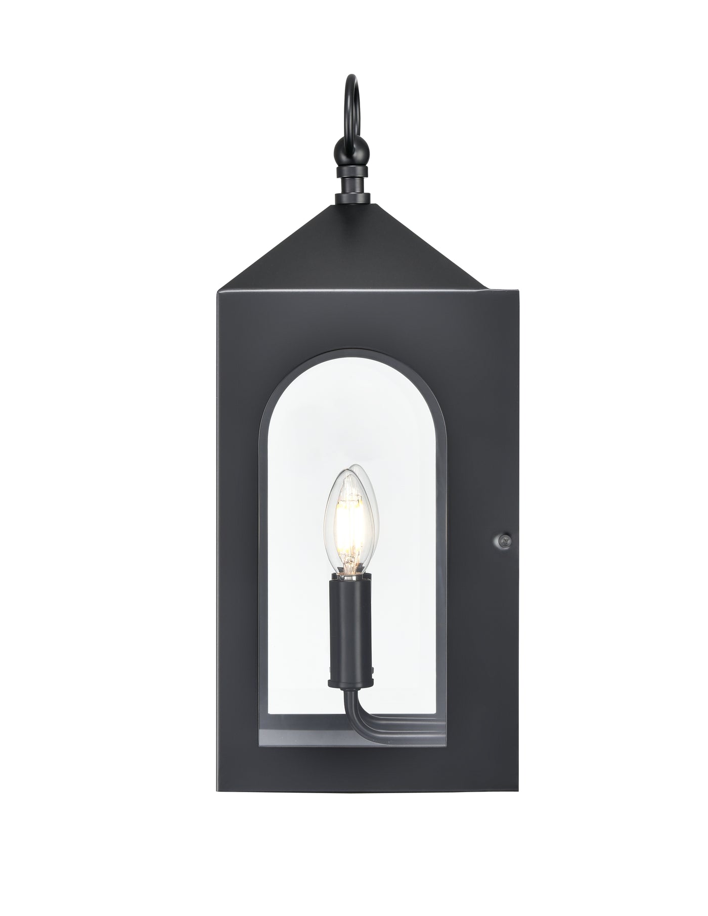 7'' Bratton Powder Coated Black 2 Light Wall Sconce