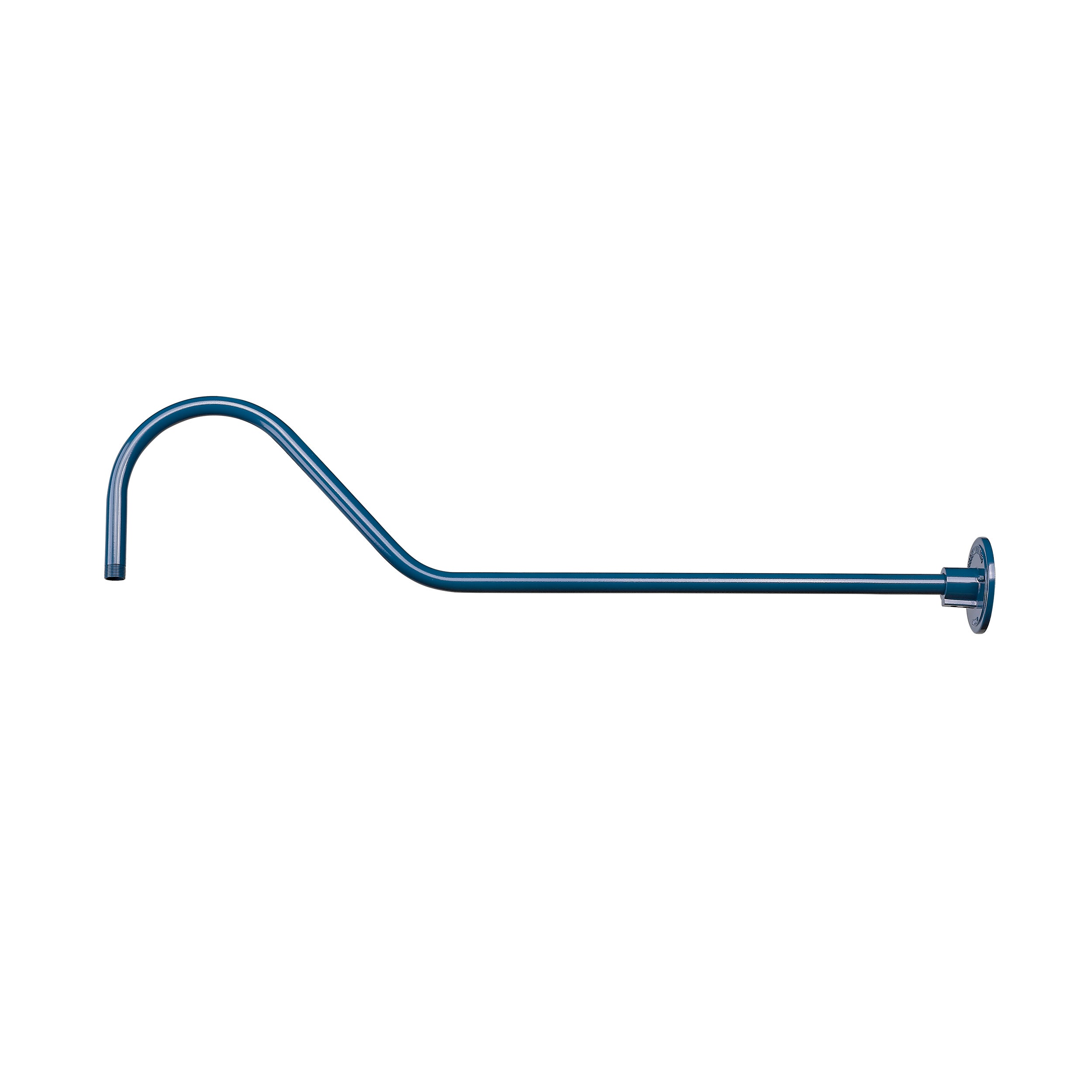 9-inch R Series Galvanized Gooseneck Arm with Metal Shade