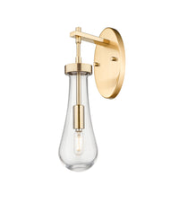 Downtown Urban Sconce Cast Brass Finish