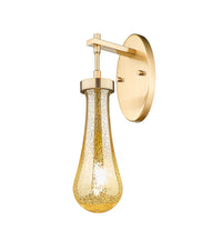 Downtown Urban Sconce Cast Brass Finish