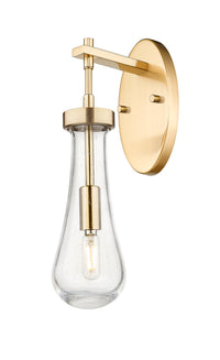 Downtown Urban Sconce Cast Brass Finish