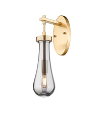 Downtown Urban Sconce Cast Brass Finish