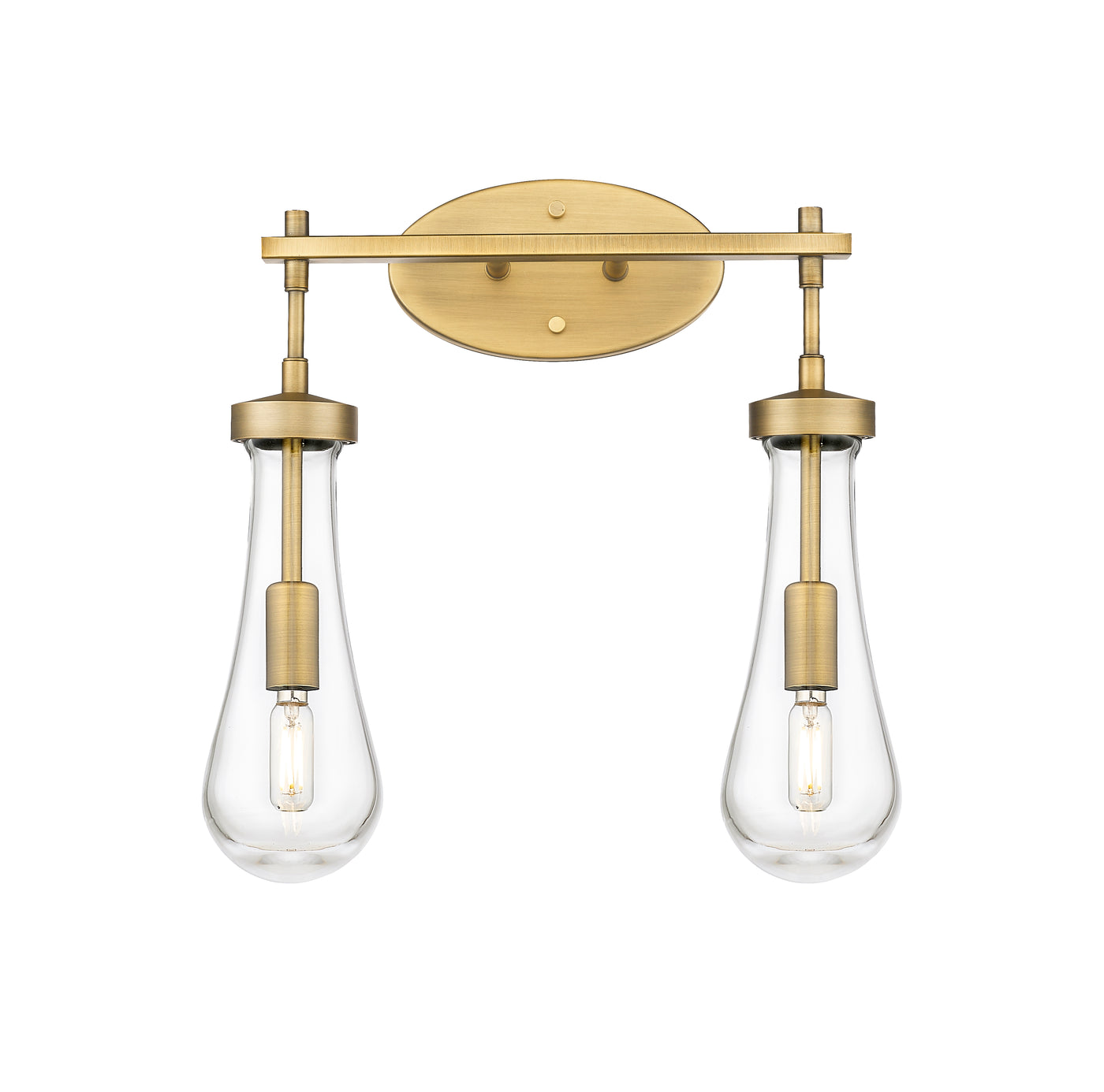 Downtown Urban Bath Vanity Light Cast Brass