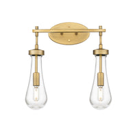 Downtown Urban Bath Vanity Light Cast Brass