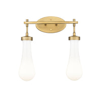 Downtown Urban Bath Vanity Light Cast Brass
