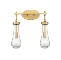 Downtown Urban Bath Vanity Light Cast Brass