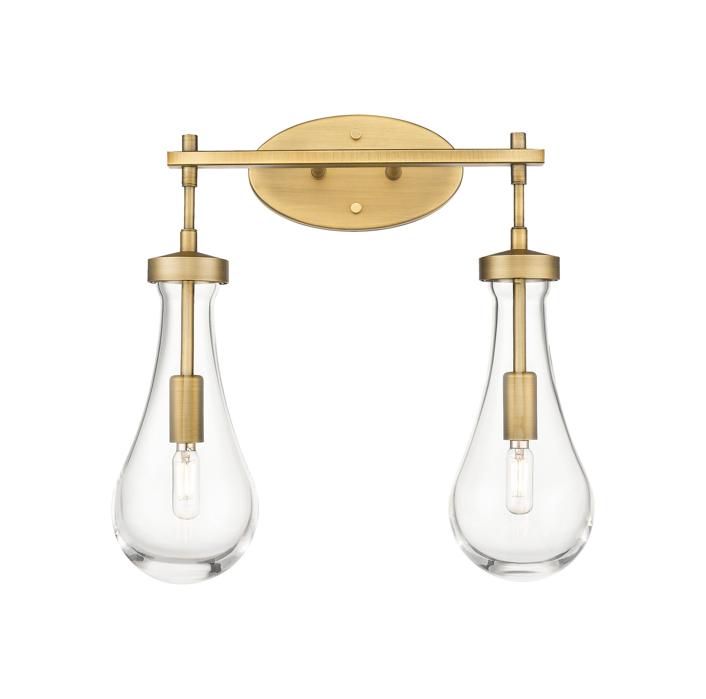 Downtown Urban Bath Vanity Light Cast Brass