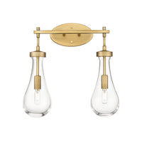 Downtown Urban Bath Vanity Light Cast Brass