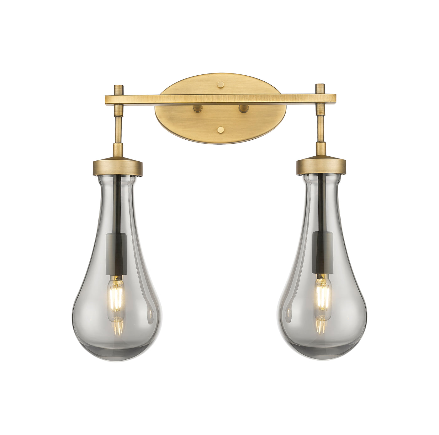 Downtown Urban Bath Vanity Light Cast Brass
