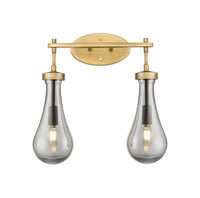 Downtown Urban Bath Vanity Light Cast Brass