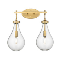 Downtown Urban Bath Vanity Light Cast Brass