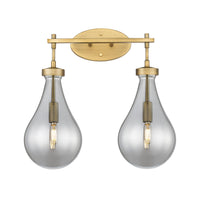Downtown Urban Bath Vanity Light Cast Brass