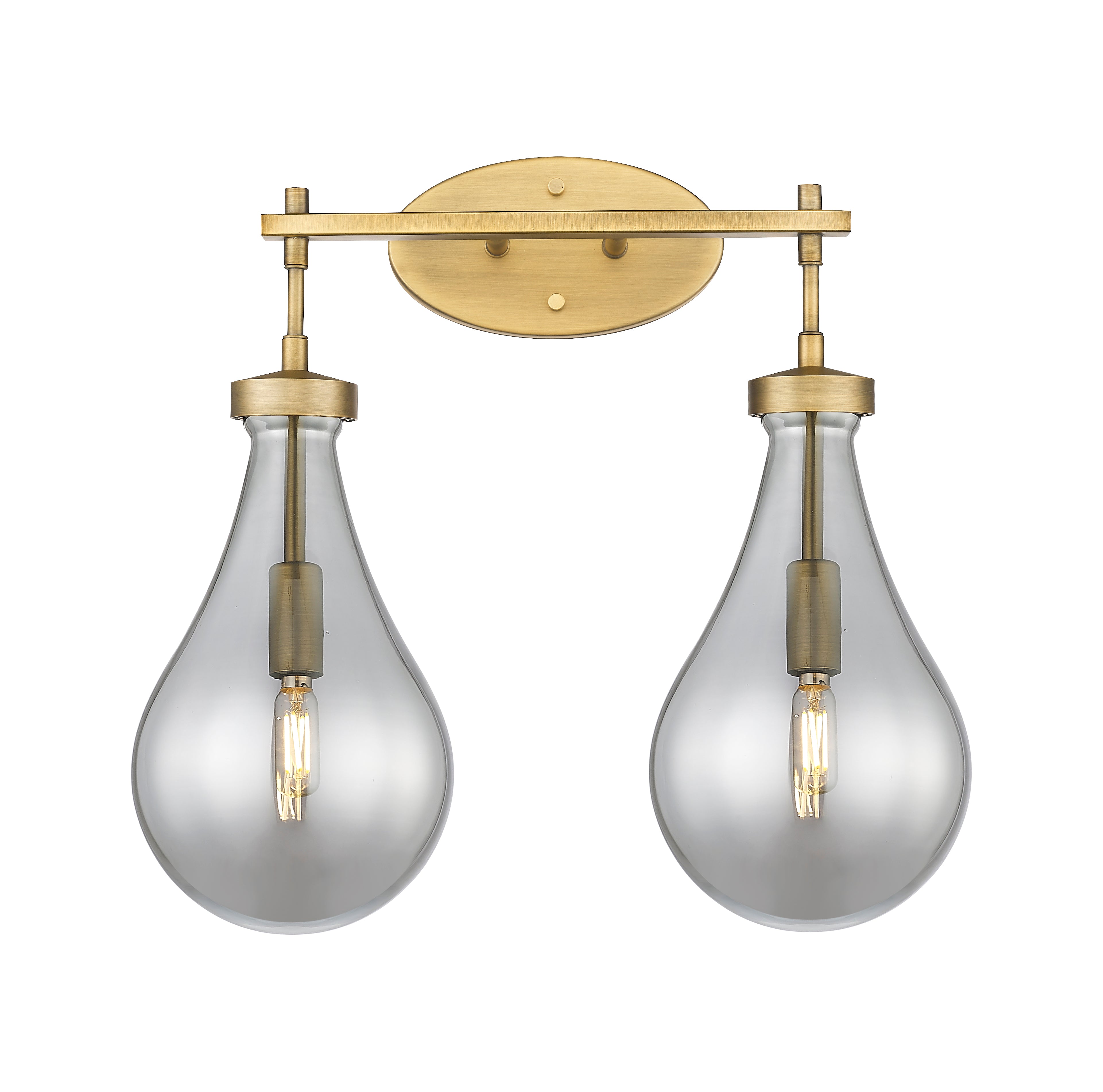 Downtown Urban Bath Vanity Light Cast Brass