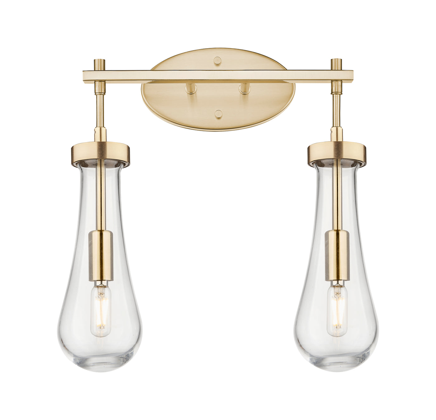 Downtown Urban Bath Vanity Light Cast Brass