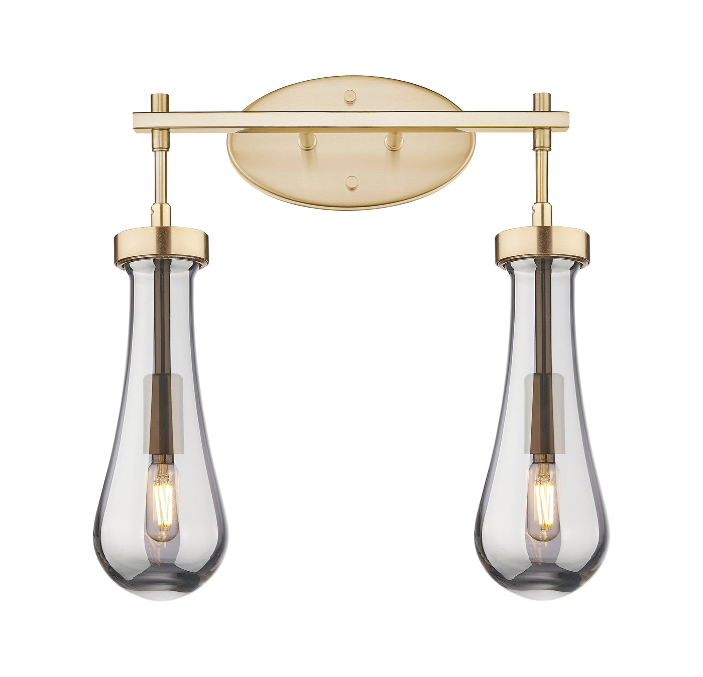 Downtown Urban Bath Vanity Light Cast Brass