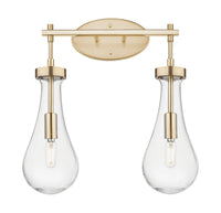 Downtown Urban Bath Vanity Light Cast Brass