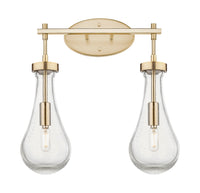 Downtown Urban Bath Vanity Light Cast Brass
