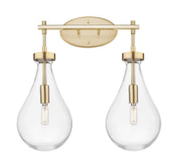 Downtown Urban Bath Vanity Light Cast Brass