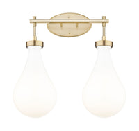 Downtown Urban Bath Vanity Light Cast Brass