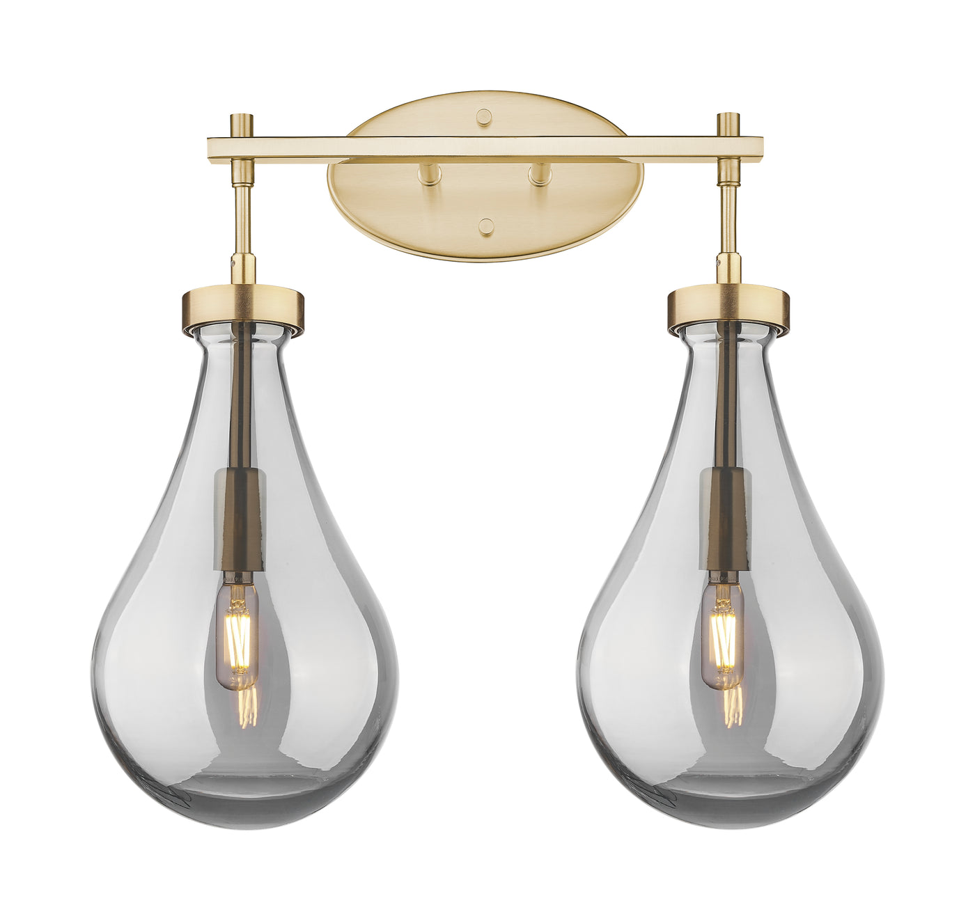 Downtown Urban Bath Vanity Light Cast Brass